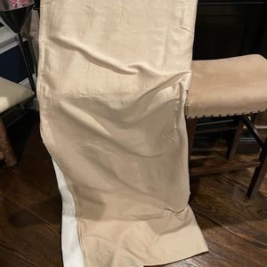 Dupioni Silk Curtains Pottery Barn in flax (beige)